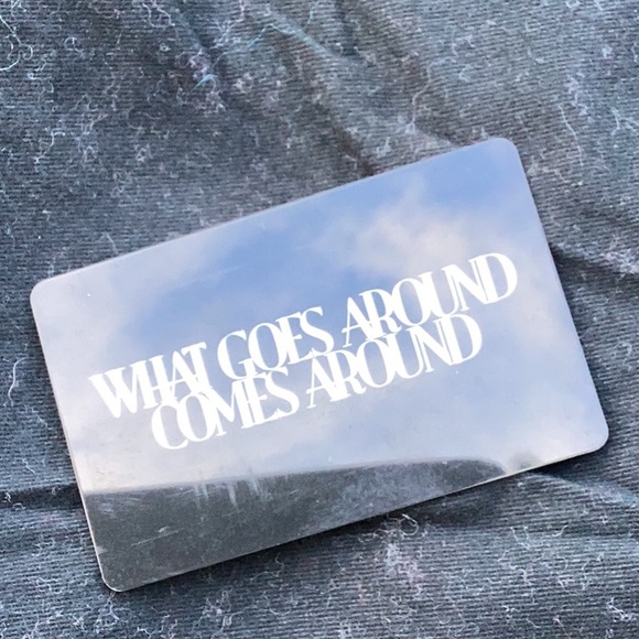 Vintage Louis Vuitton dust bag “ what goes around comes around” w/ original card - Picture 4 of 5